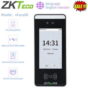 ZKTeco xFace60 ID/ IC/ WiFi/ ADMS Facial Recognition Door Access Control System - Picture 1 of 18
