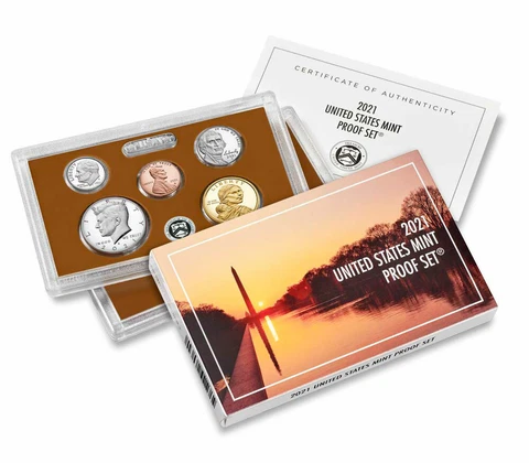 2021 S US United States Mint Proof Coin Set GEM Proof OGP Cover