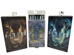 NECA Aliens Ultimate Alien Warrior Blue Brown Alien Warrior Club Exclusive 2019 - Picture 1 of 24