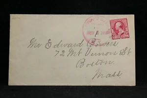 New York: Frey's Bush 1893 Cover, Magenta Ms, DPO Montgomery Co - Picture 1 of 2