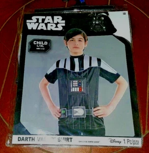 Disney Star Wars DARTH VADER SHIRT ~Child L/XL~ ☆Free Shipping☆ - Picture 1 of 2
