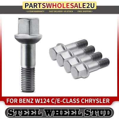 5x Perno de rueda M12-1.50 para Chrysler Crossfire Mercedes-Benz 190E 300CE 300D 300E Foto 1 de 4