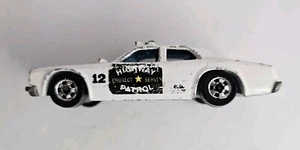 Hot Wheels White Highway Patrol Police Car #12 1977 - Picture 1 of 4