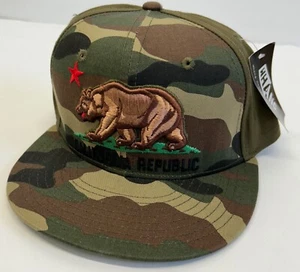 California Republic Cali Caps Camouflage SnapBack - Bild 1 von 2