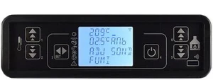 Écran Clavier LCD Micronova 6 Boutons Pour Électronique Poêle à Granulés - Imagen 1 de 1