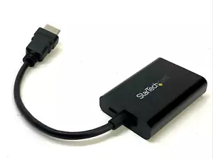 StarTech HD2VGAA2 Rev 2 HDMI To VGA Video Adapter Converter w/ Audio - Picture 1 of 6