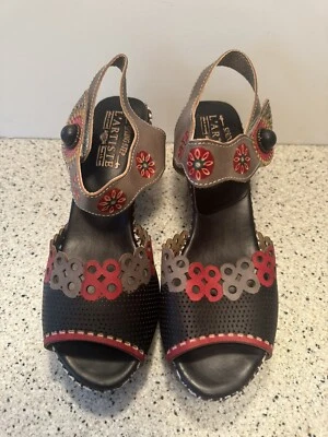 SPRING STEP L'ARTISTE WOMENS SIZE 41 (9.5-10) JIVE-BM SANDAL - Image 1 of 4