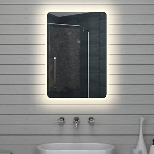 Badezimmerspiegel Badspiegel LED Beleuchtung Wandspiegel für Gäste WC 70 x 50 - Bild 1 von 4