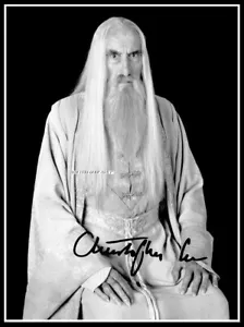 Christopher Lee, autografiado, imagen en lienzo de algodón. Edición Limitada (CL-100) - Imagen 1 de 1
