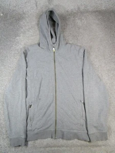 Lululemon Hoodie Mens Xl Gray Running Full Zip Fleece * - Picture 1 of 11