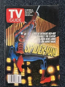 TV Guide Magazine Spider-man On Cover April 27th/May 3rd 2002 Prov. RI Edition - Picture 1 of 2