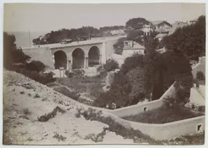 Une vue de Marseille. Viaduc. Citrate circa 1900. - Imagen 1 de 1