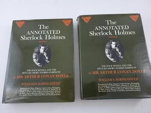 The Annotated Sherlock Holmes Vol I & II Hardcover Book 1978 Arthur Conan Doyle - Picture 1 of 12