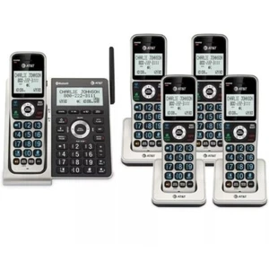 AT&T BL3107-5 5-Handset Cordless Phone, Bluetooth, Answering System, Call Block - Zdjęcie 1 z 8