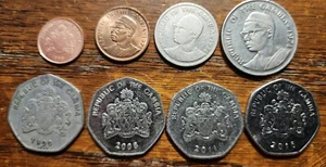 Monete GAMBIA. Lotto di 8 MONETE CIRCOLATE. Annate diversi, guarda le foto. - Foto 1 di 2