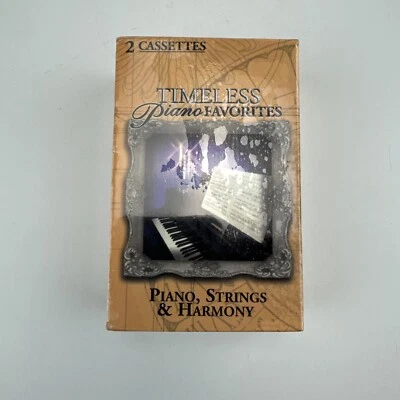 Timeless Piano Favorites Piano, Strings and Harmony Cassette 1998 Madacy - Image 1 of 2