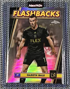 2024 TOPPS CHROME MLS GARETH BALE FLASHBACKS ROSE GOLD #200 LOW POP /250 - Foto 1 di 3