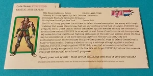 GI Joe Nunchuk Actionfigur File Card 2003 ARAH 3.75 in Ninja Good - Bild 1 von 1