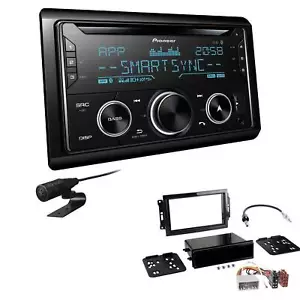 Pioneer Autoradio CD Bluetooth USB Einbauset für Chrysler 300C 2004-2007 schwarz - Bild 1 von 4