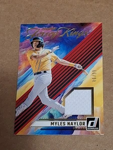 2024 MILES NAYLOR PANINI JERSEY RELIC KINGS ROOKIE CARD RC #PJK-MN /99 A'S - Picture 1 of 3