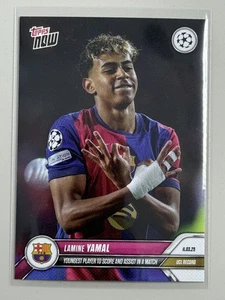 2025 Topps Now Lamine Yamal Fc Barcelona #121 - Bild 1 von 3