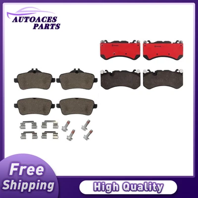 Fits Mercedes-Benz GL63 AMG 2015 2016 2pcs Brembo Disc Brake Pad Set Front Rear - Image 1 of 2