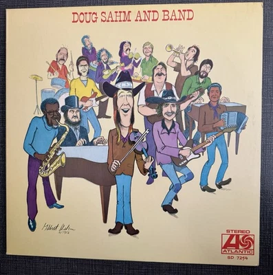 OG DOUG SAHM AND BAND VINYL LP  ATLANTIC RECORDS - SD 7254 (1973) EX/EX - Image 1 of 4