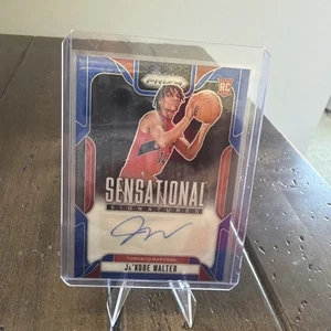 2024 Prizm Sensational Signatures Blue Prizm /49 Ja'Kobe Walter Rookie Auto RC - Foto 1 di 2