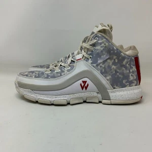 Adidas J Wall 2 Home Basketball Shoes Gray/White Mens Size 13 - Picture 1 of 10