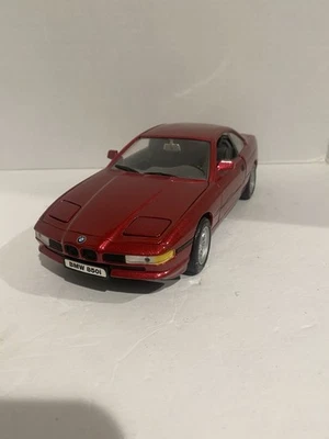 Road Tough 1/18 Red 1990 BMW 850i Coupe - Image 1 of 4