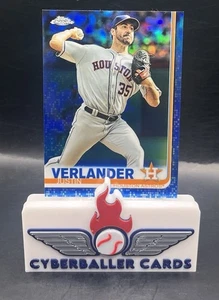 2019 Topps Chrome Blue Refractor Justin Verlander /150 Tigers Astros giants - Picture 1 of 2