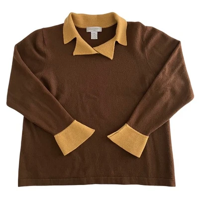 Suéter Sutton Studio Mujer Vintage Twee Retro Hada Clásico Lana Merino Talla XL Foto 1 de 4