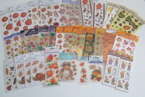 40 NIP Assorted FALL STICKERS Sticko Paper Studio Sandylion Mambi and more #69 - Picture 1 of 7