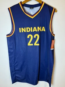 WNBA #22 Caitlin Clark Indiana Fever Navy Blue Jersey Size Medium New With Tags - Picture 1 of 11