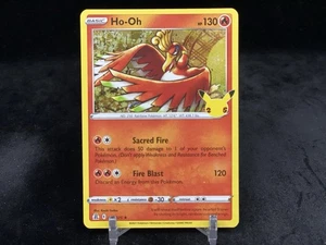HO-OH 001/025 HOLO RARE POKEMON TCG: CELEBRATIONS 25TH ANNIVERSARY - Picture 1 of 2