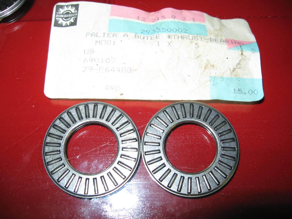 1996 Sea Doo GTS_SP_SPI (2) Impeller shaft Thrust Bearings_NOS_OEM_293350002 - Image 1 of 1