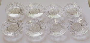 Set Of 8 Princess House Fantasia 6” Dessert/Bread & Butter Plates Poinsettia - Picture 1 of 4