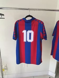 Retro FC Barcelona Diego Armando Maradona Home Soccer Jersey - Picture 1 of 12