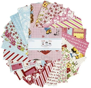Sugar and Spice Riley Blake 5" Stacker 42 100% Cotton Precut Squares - Picture 1 of 2