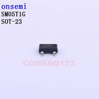 50Pcsx Sm05t1g Sot-23 Onsemi Esd Protection Devices