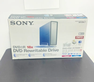 Sony DRX-830UL-T External USB 2.0 & FireWire-400 Multi-Format DVD/CD Burner, NEW - Image 1 of 4