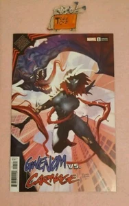 GWENOM VS CARNAGE #1 (2021) KING IN BLACK RYAN BROWN VARIANT MCU COMIC VF/NM - Picture 1 of 10