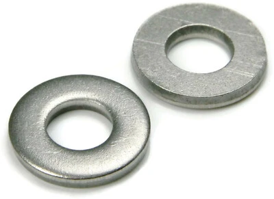 Extra Thick Flat Washers 18-8 Stainless Steel Washers Inch Size 1/4,5/16,3/8,1/2 - Image 1 of 3