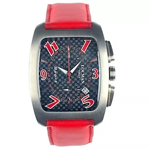 Locman - Cronografo Sport Titanio - Unisex - Titanio/Bk Fibra di Carbonio/Rosso - Foto 1 di 12