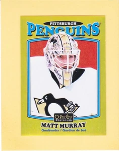 MATT MURRAY 2016-17 O-PEE-CHEE PLATINUM SP 149 GOLD RAINBOW #R-26 PENGUINS NM-MT - Imagen 1 de 2