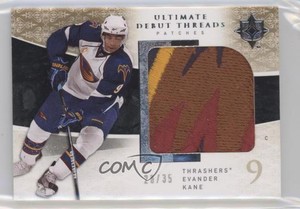 2009 Ultimate Collection Debut Threads /35 Evander Kane #UDT-EK Rookie Patch RC