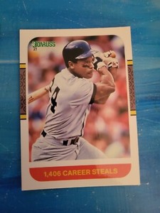 2021 Donruss #247 Rickey Henderson New York Yankees Nickname Variation 