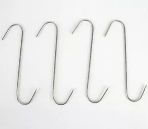 Butchers 12cm 15 cm Stainless Steel Meat S-Hooks Chefs/Hunters/Sausage making AU - Picture 1 of 4
