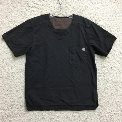 Carhartt Scrub Top большой взрослый серый рипстоп универсальная униформа медицинский уход мужской - Изображение 1 из 4