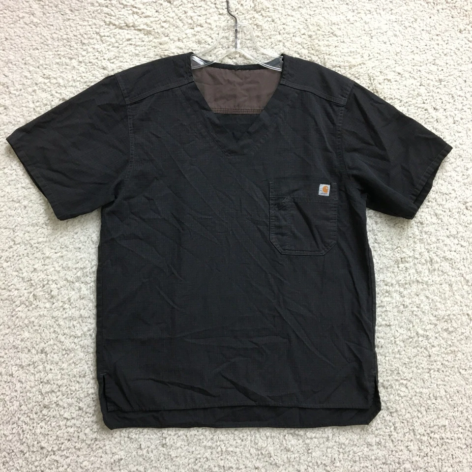 Blusa Médica Carhartt Grande Adulto Gris Ripstop Uniforme Utilitario Enfermería Médica Para Hombres Foto 1 de 4